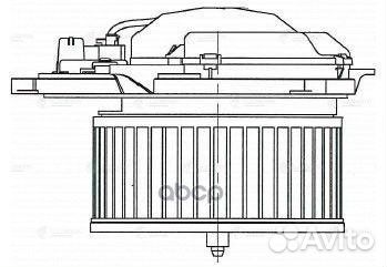 Э/вентилятор отоп. для а/м Mercedes-Benz ML (W1