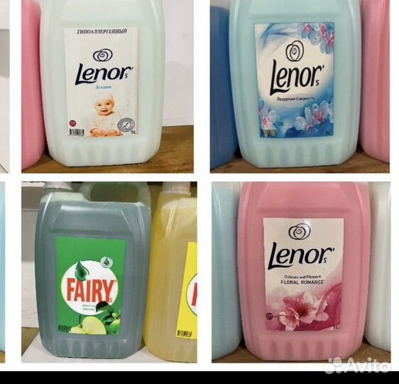 Гель для стирки 5л Ласка Персил Ариель Тайд Ленор