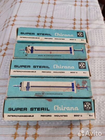 Шприц стеклянный СССР