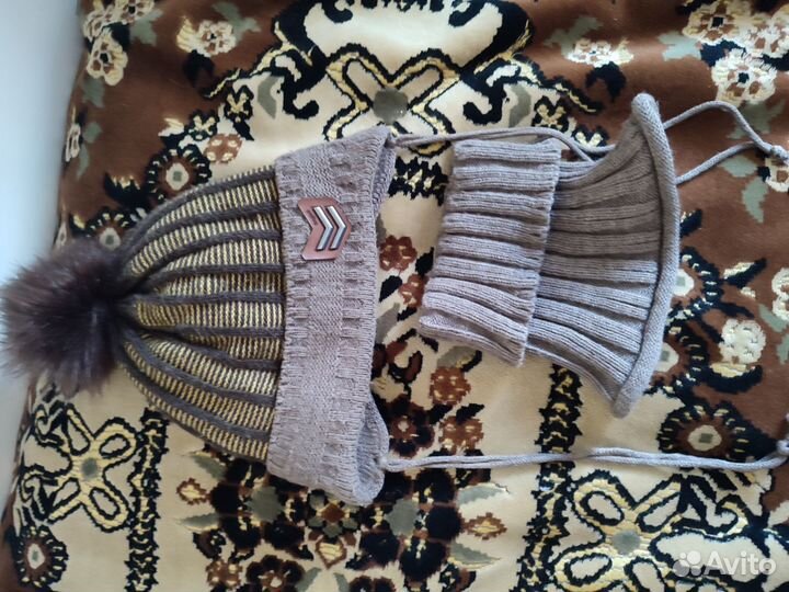 Шапка шлем и зимняя на мальчика