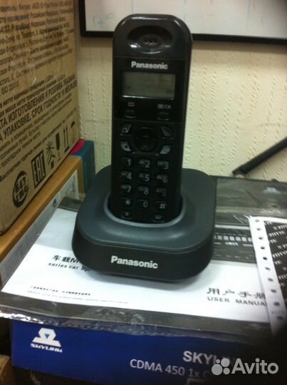 Беспроводной телефон Panasonic Premier базa 1000м