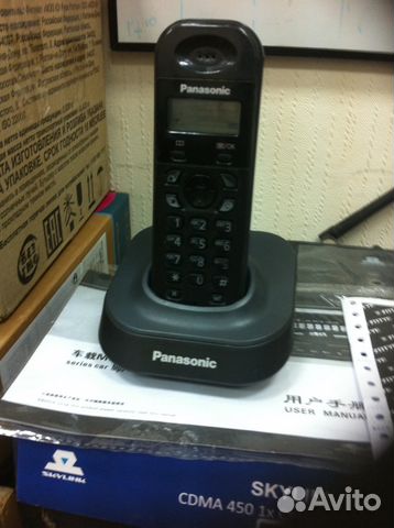 Беспроводной телефон Panasonic Premier базa 1000м