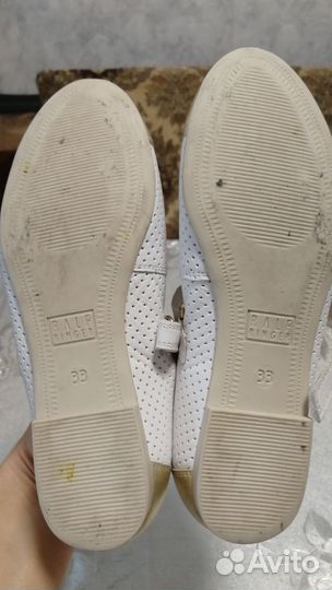 Балетки натуральная кожа