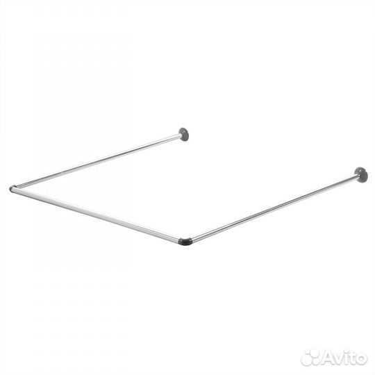 Штанга для ванной комнаты П-образная диаметр 22 мм