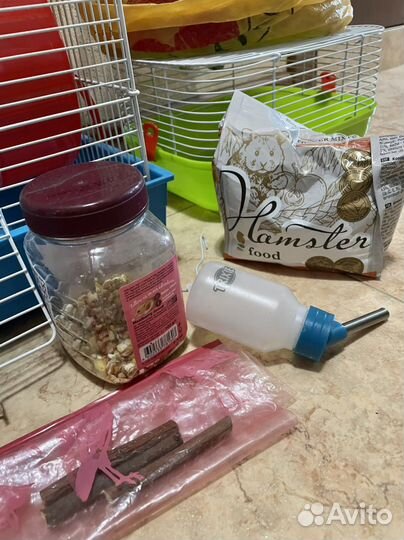 Клетка для хомяка корм переноска