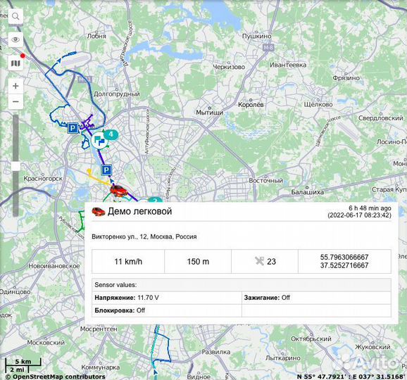 Спутниковый контроль в машину