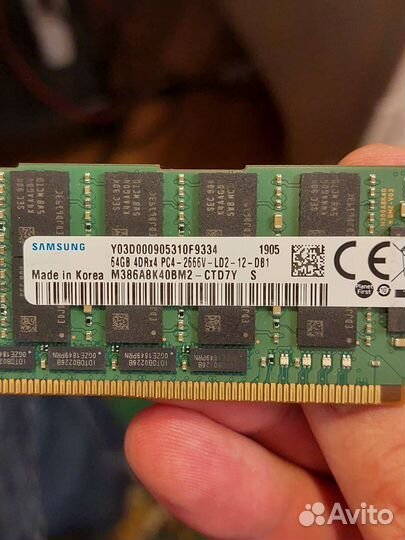 Серверная память Samsung DDR4 64gb 2933Ghz Lrdimm