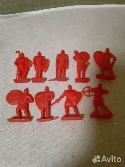 Игрушки солдатики резина, пластик СССР