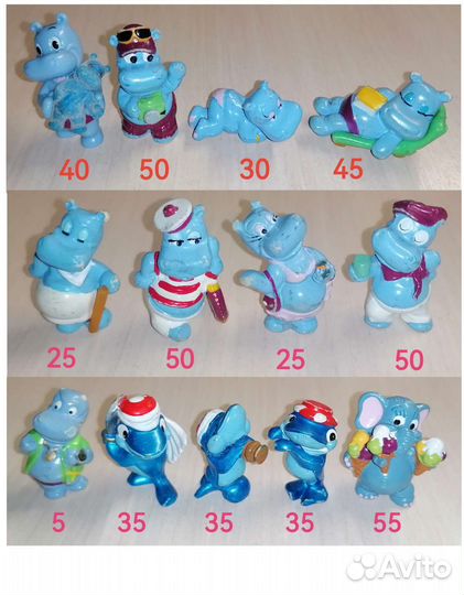 Игрушки из киндера 90х гг