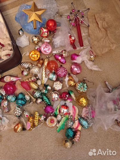 Елочные игрушки + Ёлка искусственная