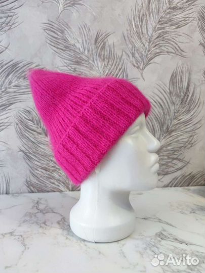 Шапка + варежки (комплект) из пуха норки Уфа