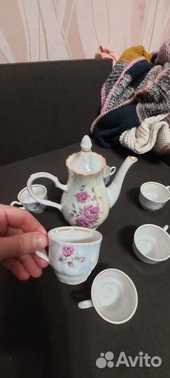 Новый. Чайный кофейный сервиз на 6 персон