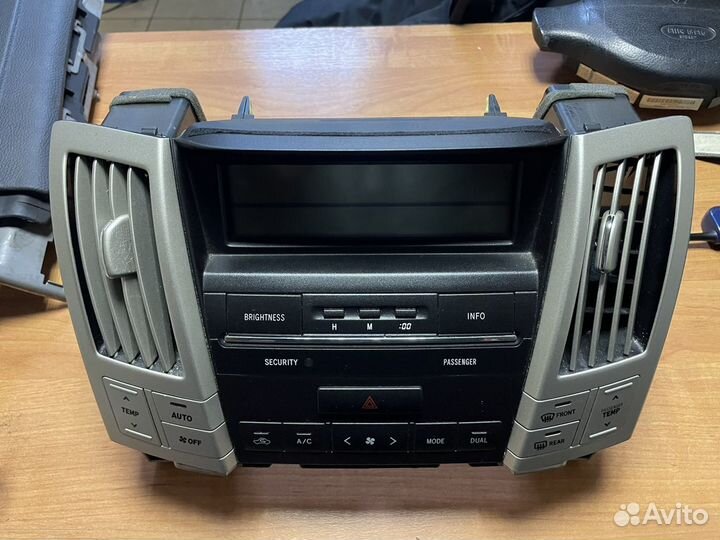 Lexus RX 330 Управления климатической установкой