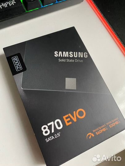 Ssd диск Samsung 870 EVO 256GB