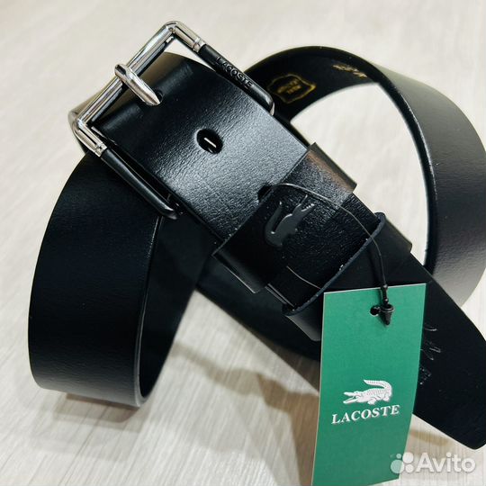 Ремень lacoste 120 см,новый,кожа