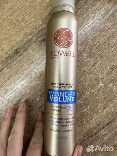 Мусс для волос sowell