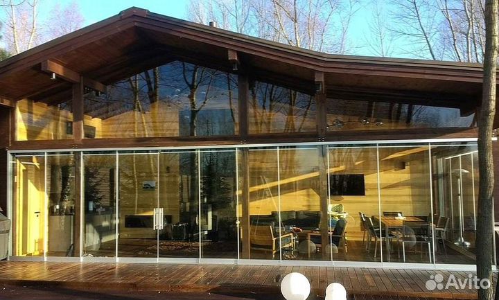 Безрамное остекление