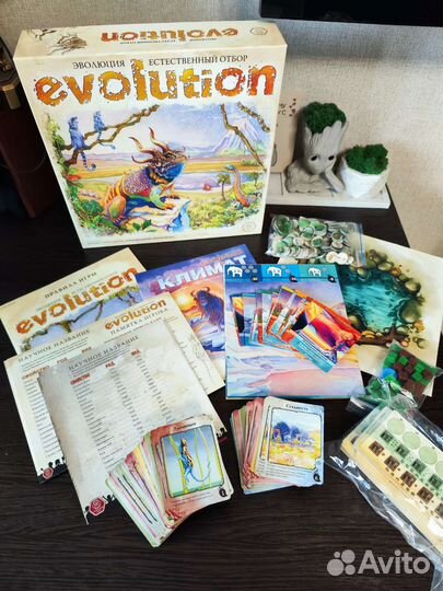 Настольная игра Эволюция.Естественный отбор+Климат