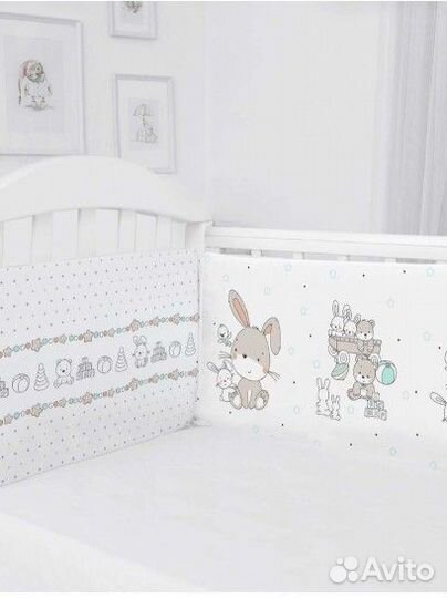 Бортики в детскую кроватку