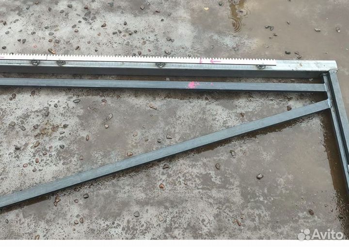 Откатные ворота - каркас