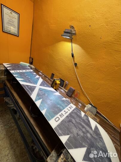 Обслуживание и ремонт сноубордов, горных лыж