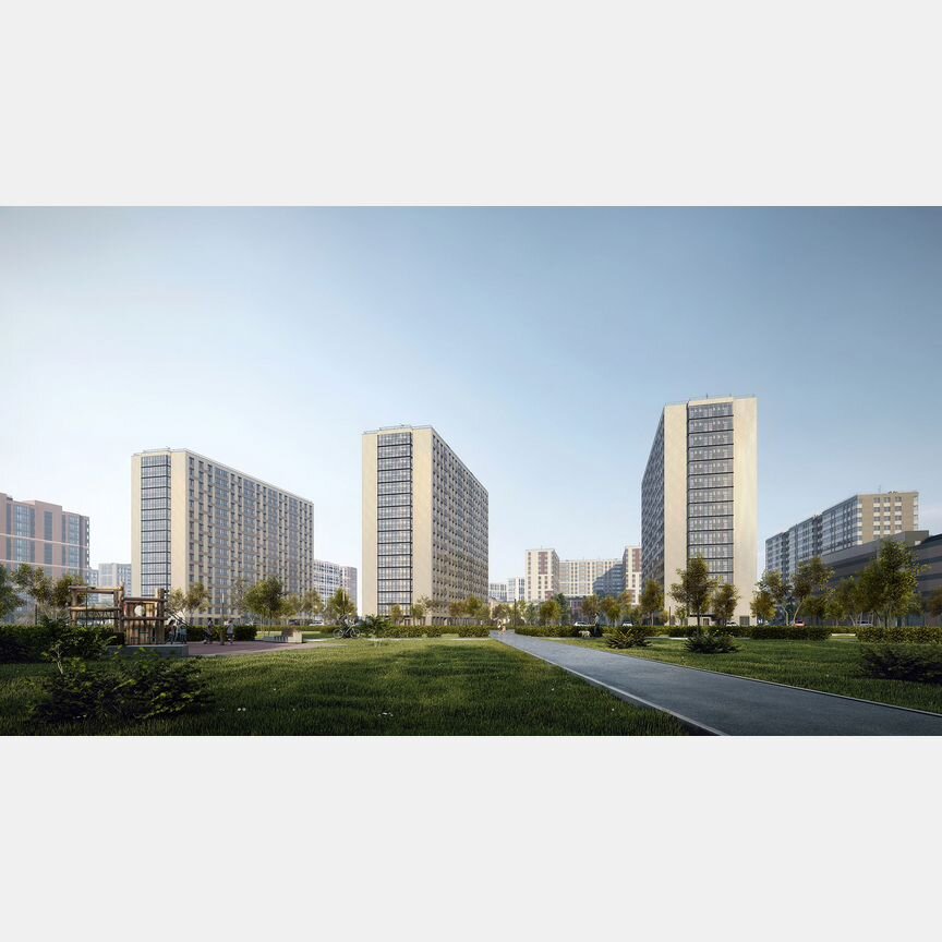 1-к. квартира, 40,4 м², 3/16 эт.