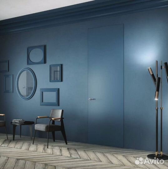 Скрытые межкомнатные двери под покраску