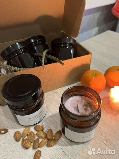 Соевые свечи ручной работы