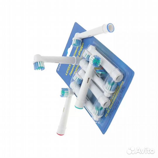 Насадка (4 шт) на электрическую щетку oral b