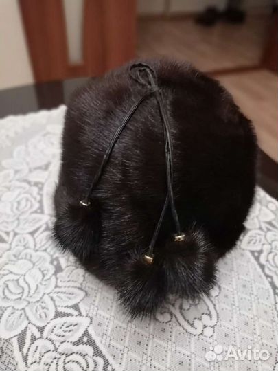 Шапка норковая женская