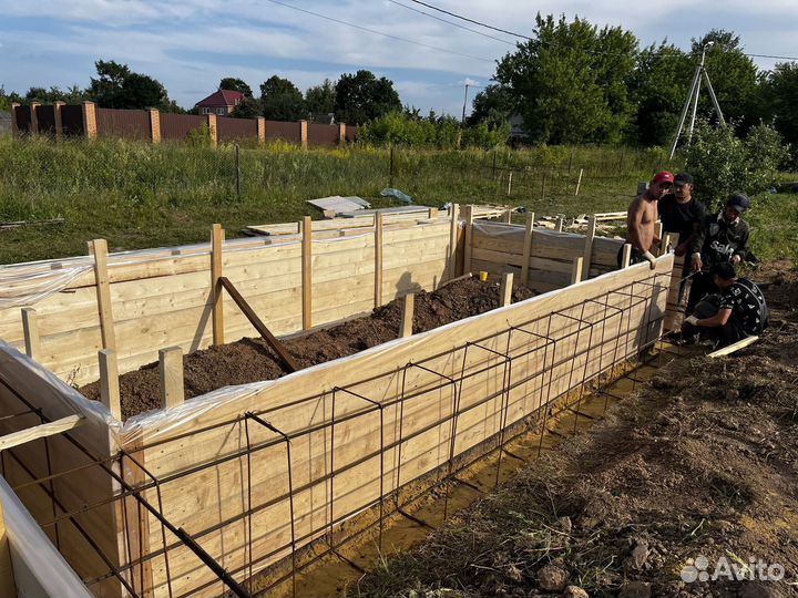 Строительство фундамента Гарантия работ