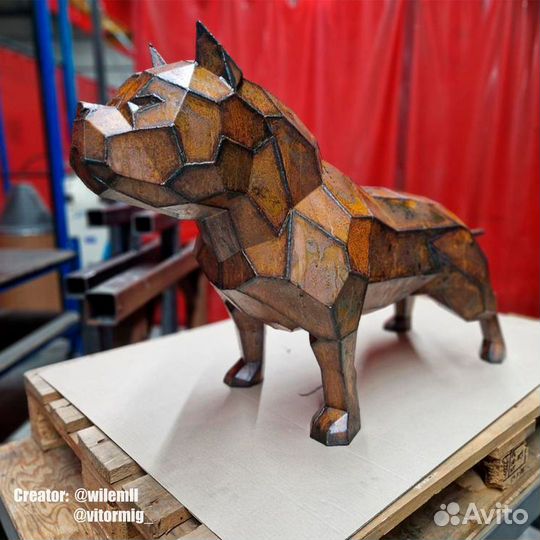 Чертежи скульптур из листового металла (dxf, PDF)