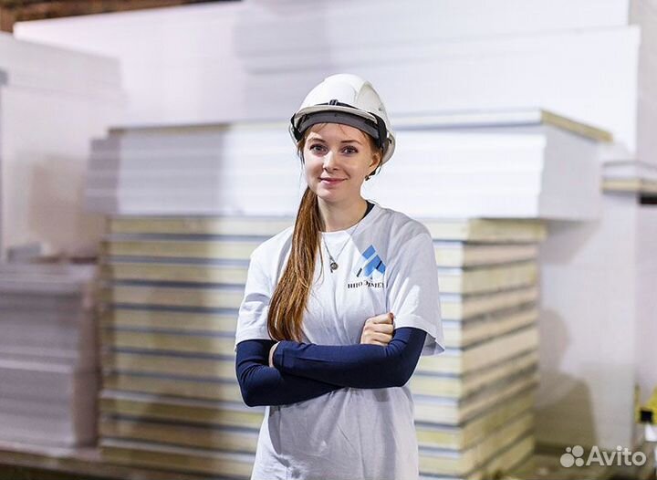 Стеновые сэндвич панели, кровельные, минвата, ппу