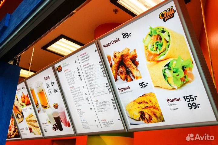 Световые рекламные панели Фреймлайт и Кристалайт