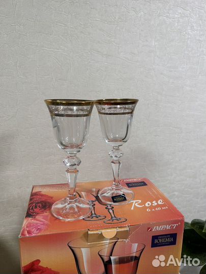 Рюмки для ликера bohemia