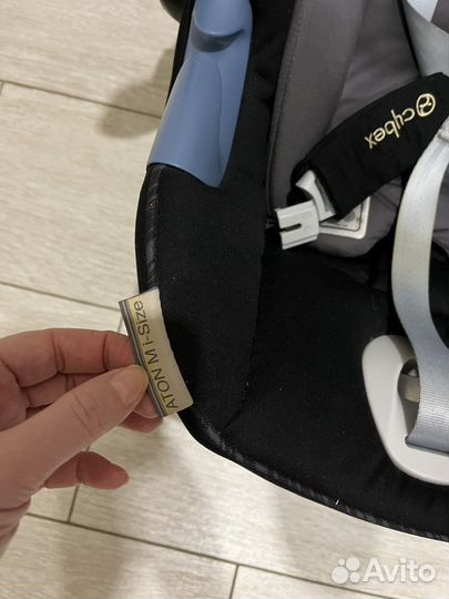 Автолюлька cybex aton m с адаптерами