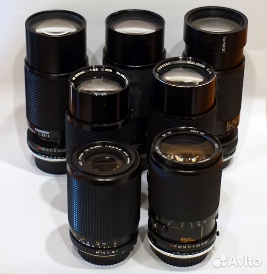 Зумы мануальные М42, Nikon F, Pentax и др