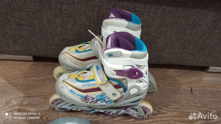Роликовые коньки детские раздвижные