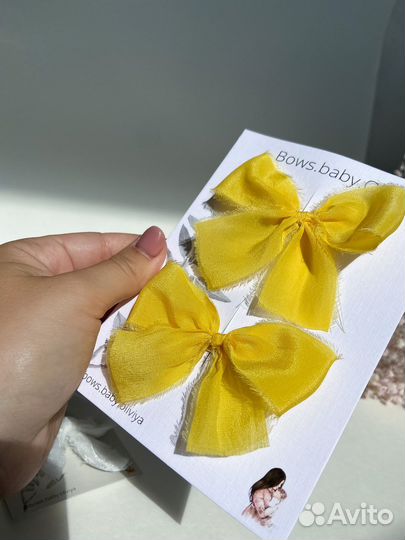 Бантики для волос, резинки
