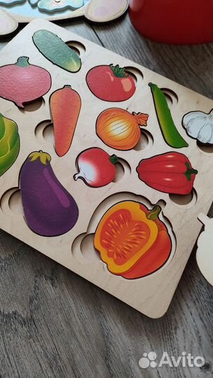 Развивающие деревянные игрушки пакетом