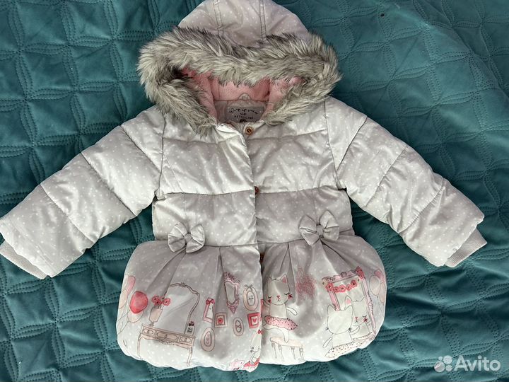 Зимняя куртка для девочки 80