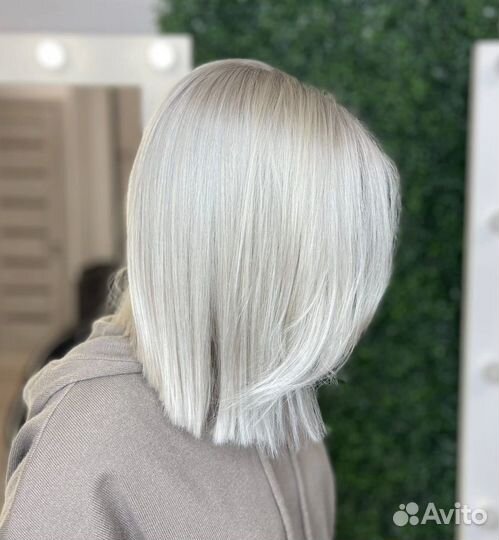 Сложные техники окрашивания Шитье седины