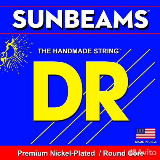 Струны для бас гитары DR NMR5-45 Sunbeams Nickel