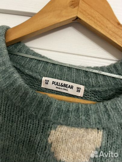 Оверсайз свитер в горох Pull and Bear