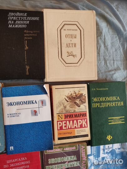 Книги Карнеги ремарк Тургенев экономика разные