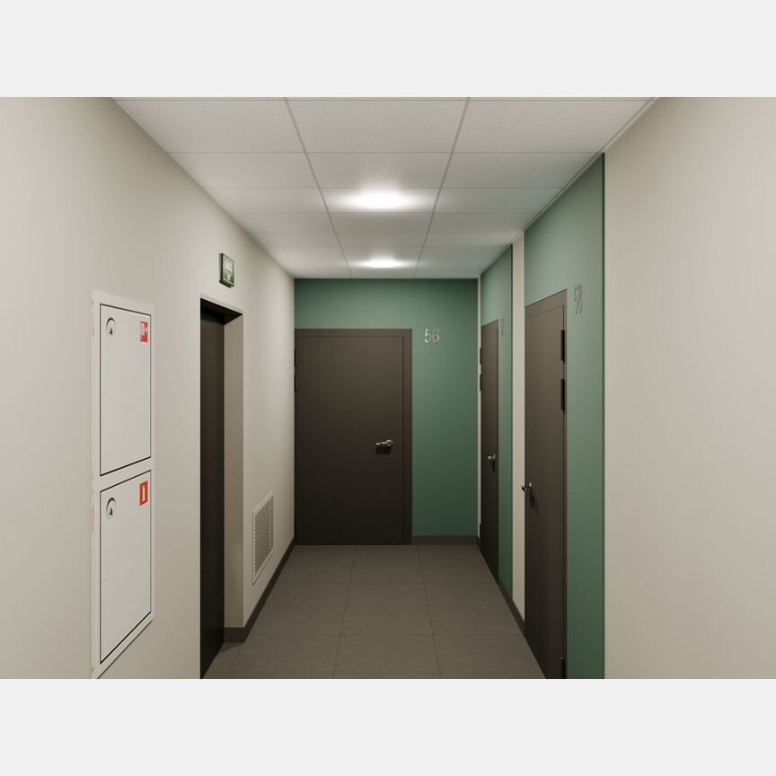 2-к. квартира, 61 м², 3/12 эт.