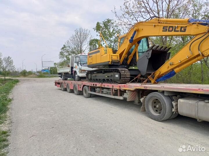 Перевозка спецтехники. Аренда трала