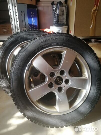 Колеса в сборе на Kia Soul зима r16 б/у