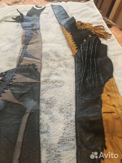 Кожаный ремень ручной работы