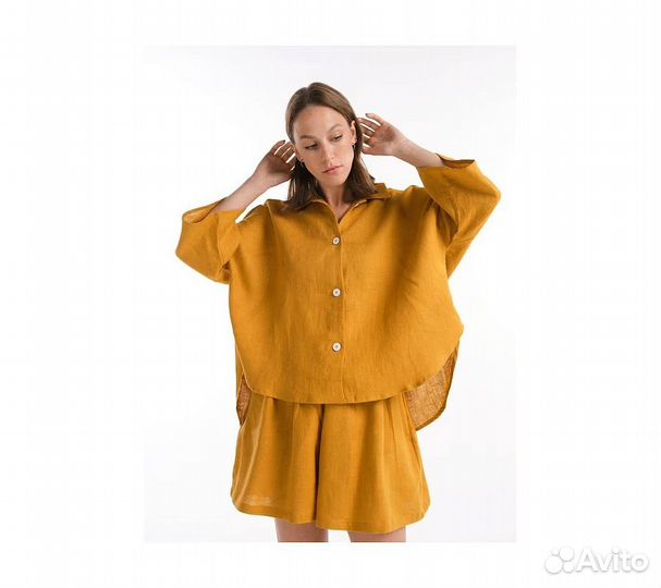 Пижама GoodNight Organic Soul 44-48р, желтый